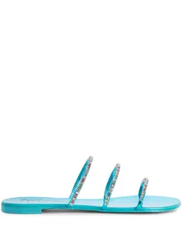 Giuseppe Zanotti: Тёмные сандалии  Colorful