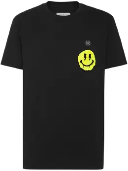 Philipp Plein: Хлопковая футболка  Smile
