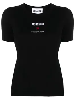 Moschino: Хлопковый топ 