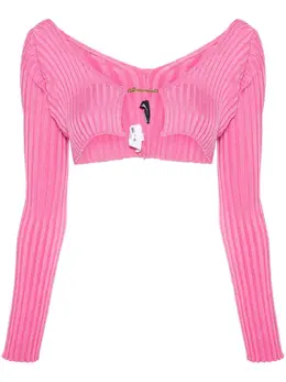 Jacquemus: Розовый кардиган 