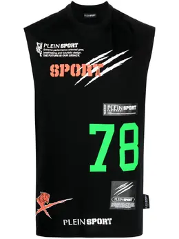 Plein Sport: Чёрная майка 