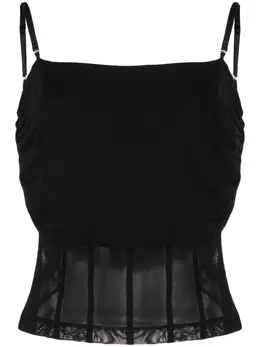 Blumarine: Прозрачный топ 
