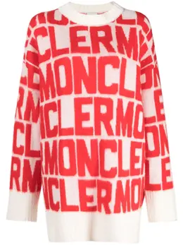 Moncler: Жаккардовый свитер 