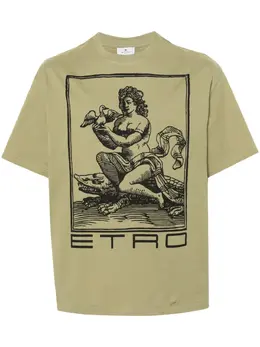 ETRO: Футболка с принтом 