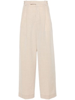 Jacquemus: Бежевые брюки 