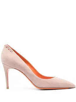 Santoni: Бежевые туфли 