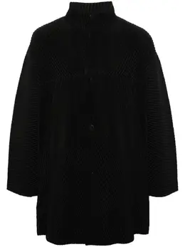 Homme Plissé Issey Miyake: Однобортное пальто 