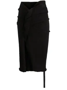 Rick Owens DRKSHDW: Джинсовая юбка 