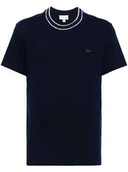Lacoste: Синяя футболка 