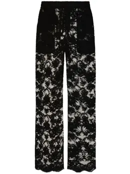 Dolce & Gabbana: Брюки с растительным принтом 