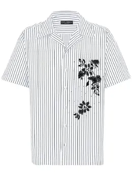 Dolce & Gabbana: Рубашка с растительным принтом 