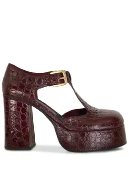 ETRO: Бордовые туфли 