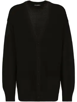 Dolce & Gabbana: Кардиган с v-образным вырезом 