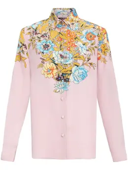 ETRO: Рубашка с растительным принтом 