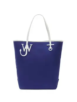 JW Anderson: Синяя сумка-шоппер  Anchor