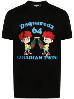Dsquared2: Хлопковая футболка  Cool