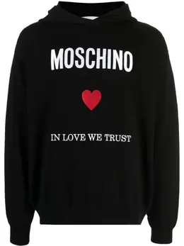 Moschino: Толстовка с принтом 