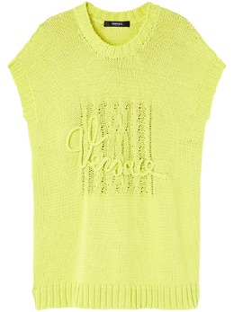 Versace: Трикотажный жилет 