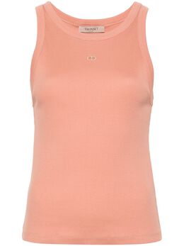 TWINSET: Розовый топ 