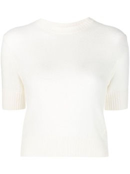 Jil Sander: Топ с коротким рукавом 