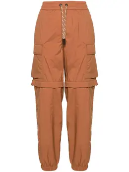 Moncler Grenoble: Коричневые брюки 