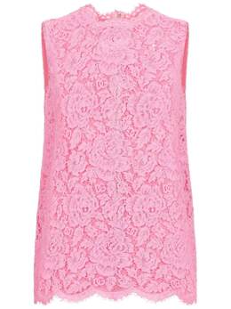 Dolce & Gabbana: Кружевное топ  Cordonetto
