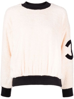 CHANEL Pre-Owned: Флисовый свитшот 