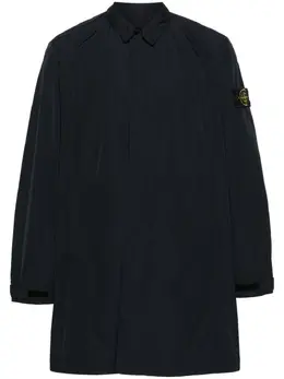 Stone Island: Однобортное пальто  Compass