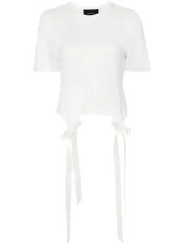Simone Rocha: Футболка с бантом 