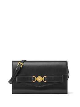 Versace: Чёрная сумка через плечо  Medusa
