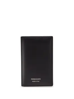 Ferragamo: Чёрный картхолдер 
