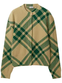 Burberry: Кардиган из шерсти 