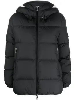 Moncler: Чёрная куртка 