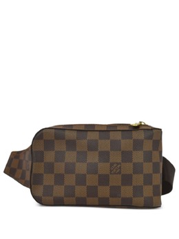 Louis Vuitton Pre-Owned: Коричневая поясная сумка 