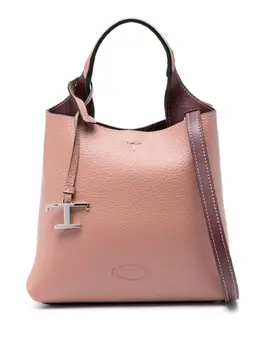 Tod's: Розовая сумка-шоппер 