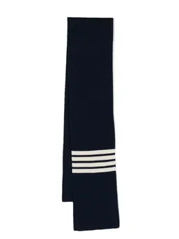 Thom Browne: Шарф  4-Bar в полоску