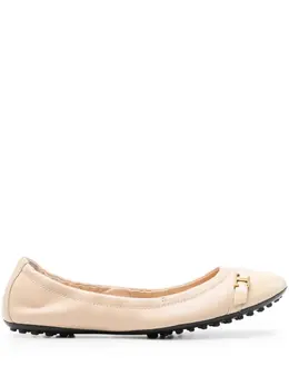 Tod's: Светлые туфли  Gommino