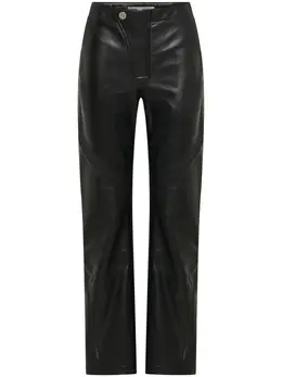 Dion Lee: Кожаные брюки 