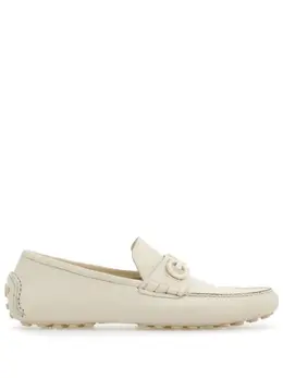 Ferragamo: Бежевые туфли  Gancini