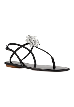 AQUAZZURA: Чёрные сандалии 