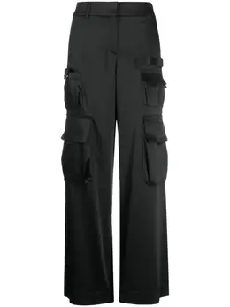 Off-White: Атласные брюки 