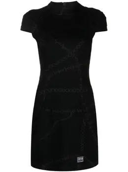 Versace Jeans Couture: Платье с принтом 