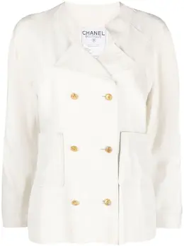 CHANEL Pre-Owned: Двубортная куртка 