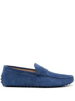 Tod's: Голубые туфли  Gommino