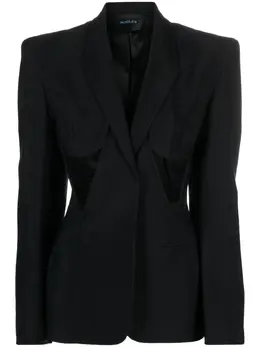Mugler: Чёрный жакет 