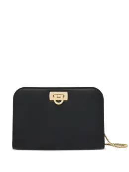 Ferragamo: Чёрная сумка 