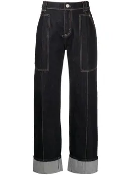 Alexander McQueen: Прямые джинсы 
