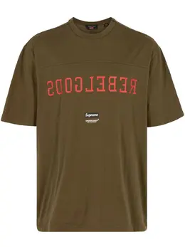 Supreme: Зелёная футболка 