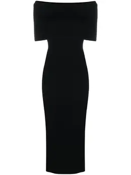 WARDROBE.NYC: Платье с открытыми плечами 