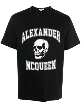 Alexander McQueen: Футболка с принтом 